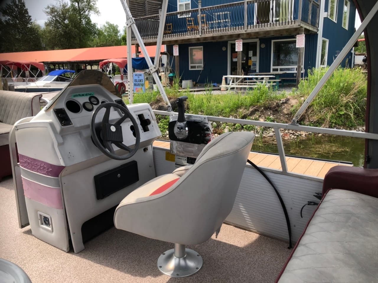Water Activities: Pontoon Rentals at Scugog Island Marina