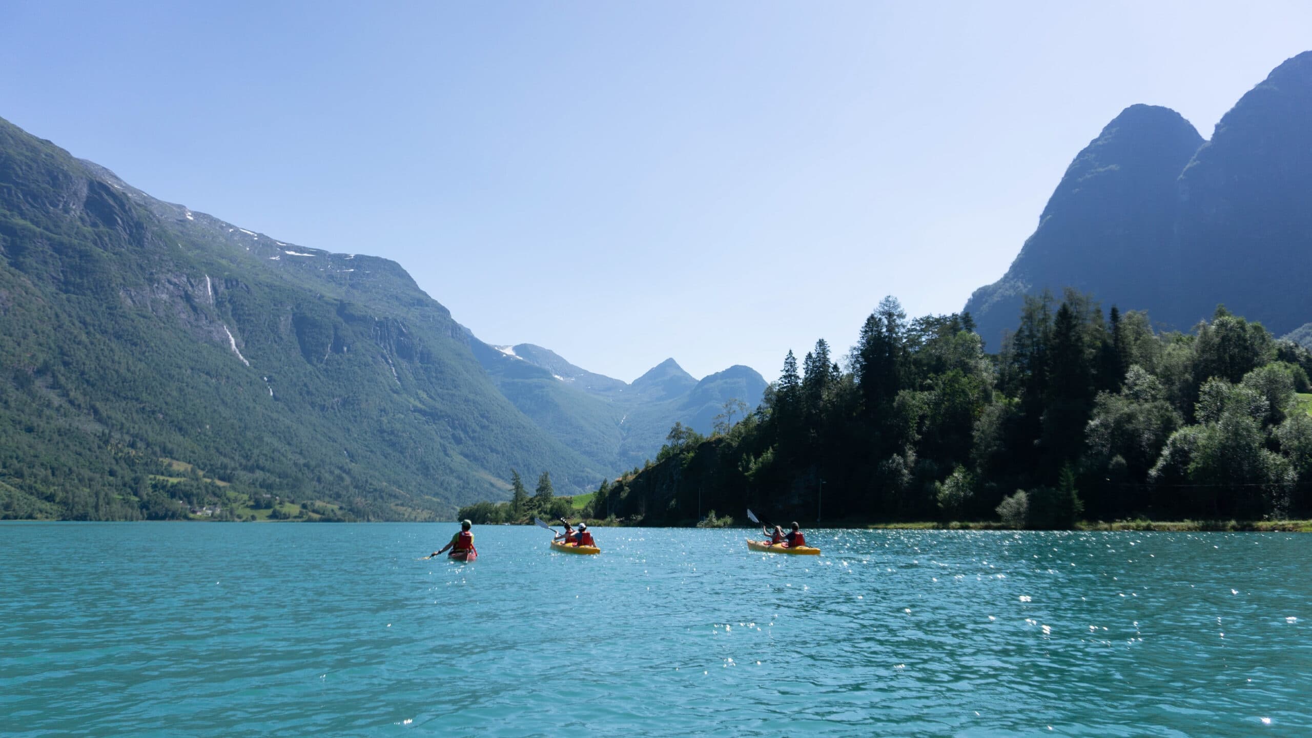 Guided Kayaking in Olden with Olden Active