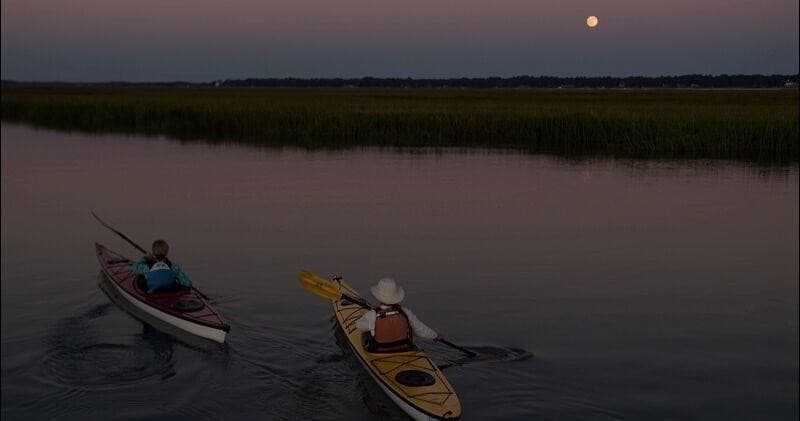 Full Moon Kayak Nature Tour in Bluffton by Outside
