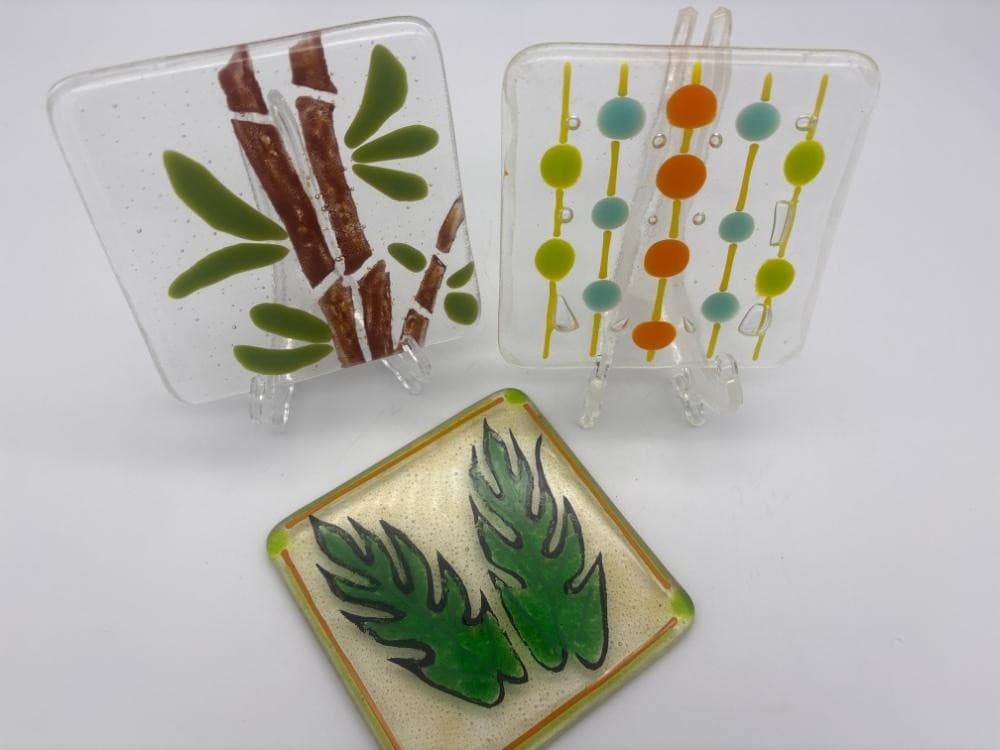 Fused Glass Coaster Workshop at Ohio Glass Museum Lancaster OH