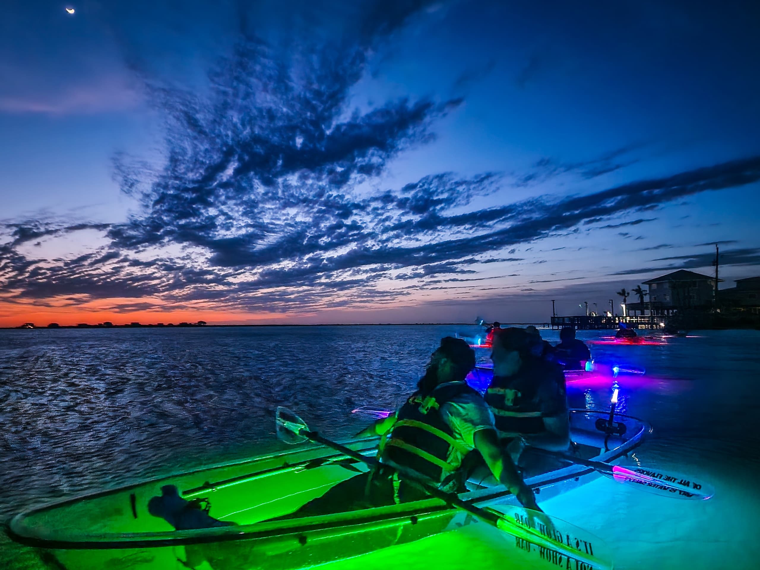 Water Activities: Night Kayaking at San Luis Pass by GlowRow LLC