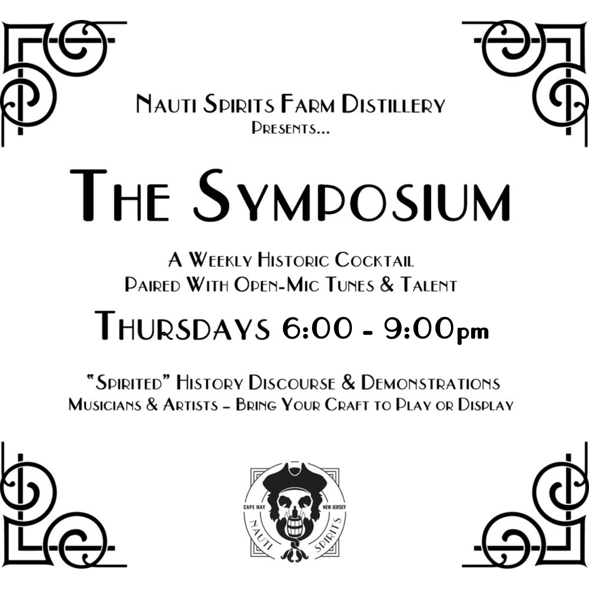 Experience Cape May's Open Mic Nights at Nauti Spirits Farm Distillery