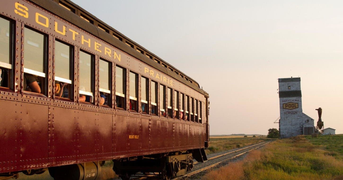 Heritage Train Ride with Southern Prairie Railway in Saskatchewan