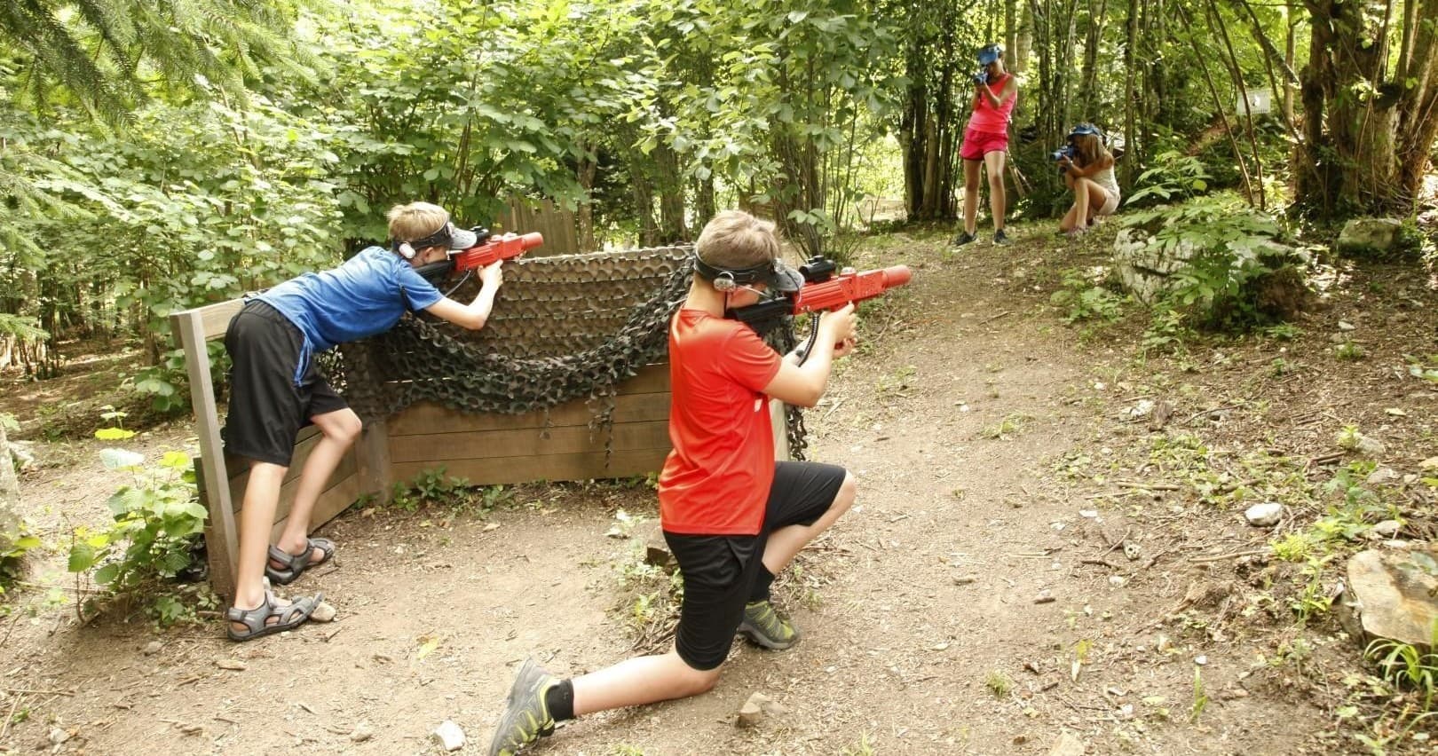 Outdoor Laser Tag at Parc Aventure Chaumont Near Neuchâtel