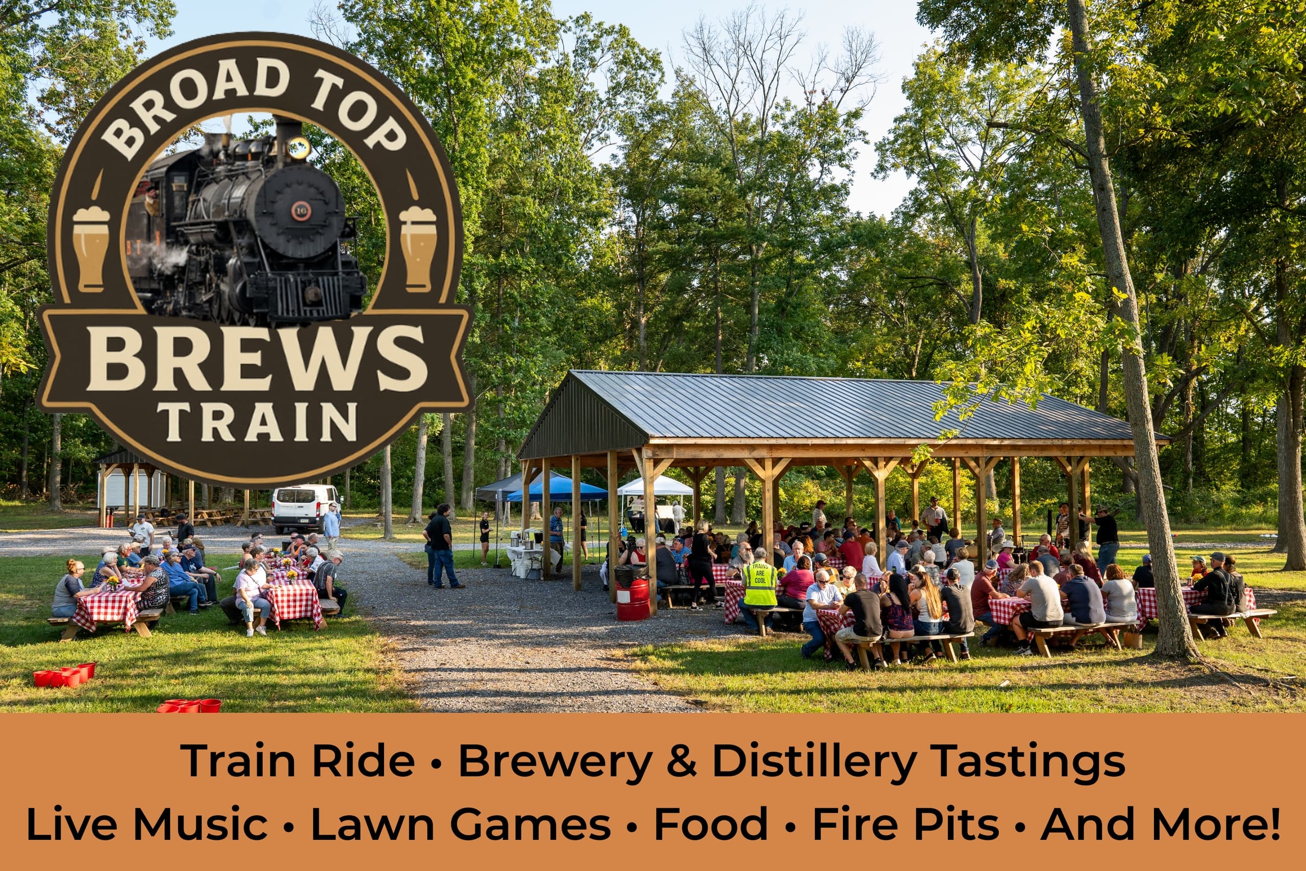Broad Top Brews Train: Craft Beverages & Scenic Rides in Rockhill