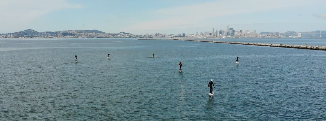 Fly Above the Bay: Corporate Fliteboard Efoil Outing in Alameda