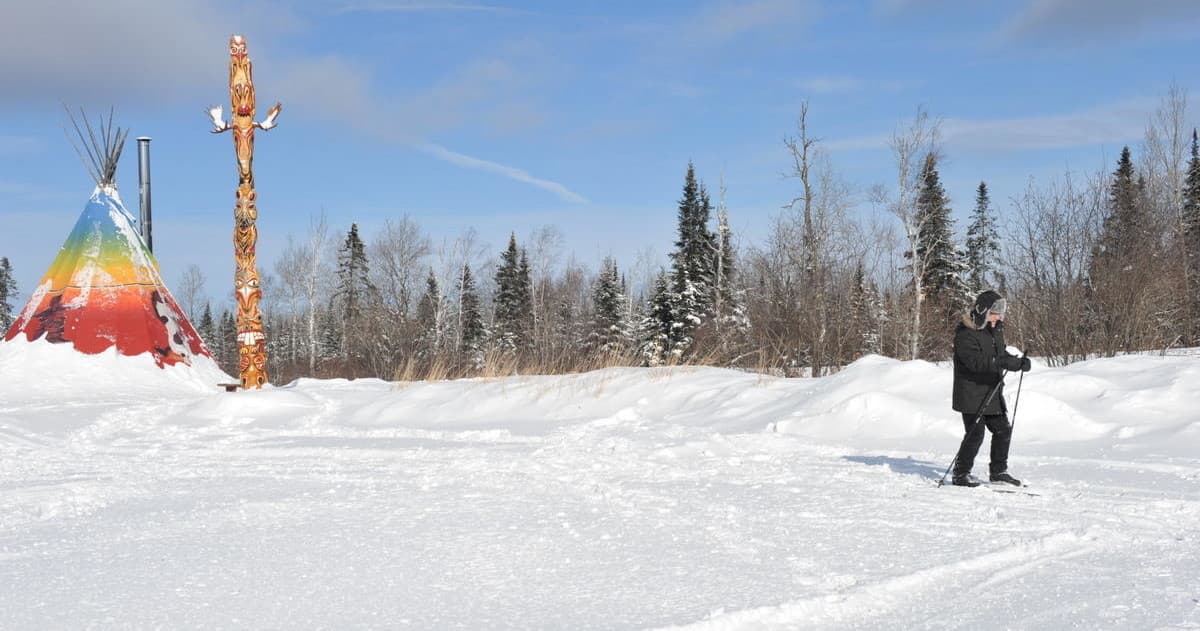 Cross-Country Skiing with Chalets Villégiature Daaquam in Quebec