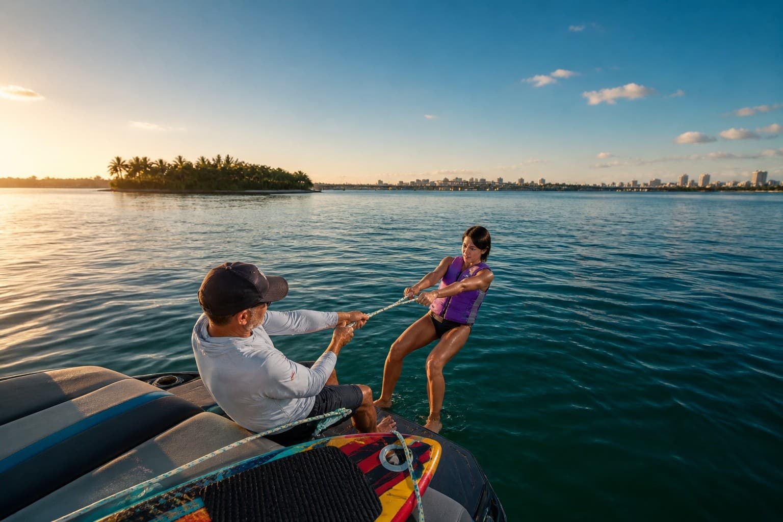 Private Wakesurf and Wakboarding Lessons in Miami: Coach-Led Sessions from Venetian Marina