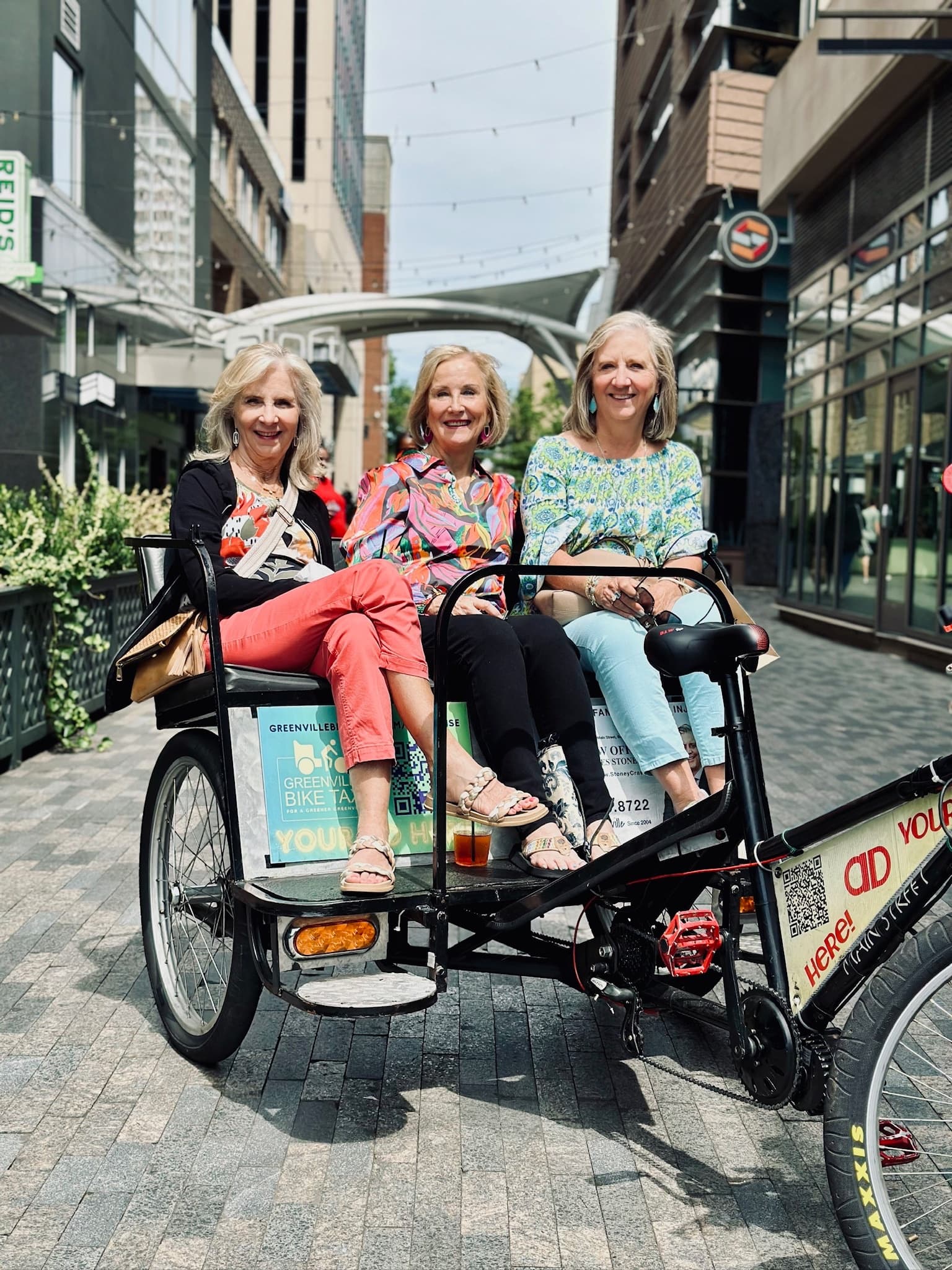 Pedicab Rides with Greenville Bike Taxi in Greer, SC