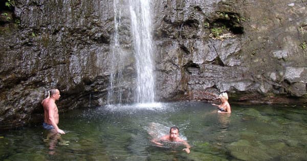 Jungle Hike to Waterfall in Honolulu, Hawaii