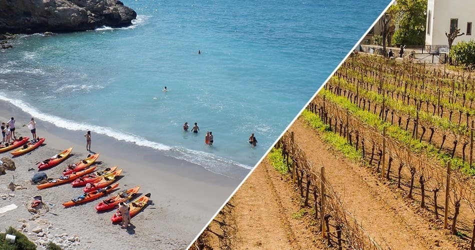 Sea to Vine: Kayak the Garraf Coves and Taste Malvasia in Sitges
