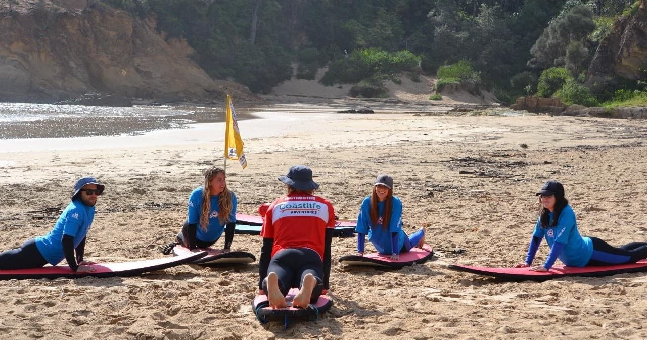 Catch Your First Waves: 2-Hour Group Surf Lesson at Pambula Beach