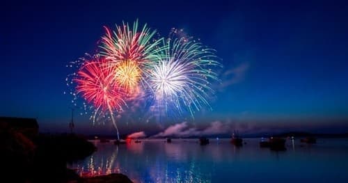 Water Activities: Summer Fireworks & Dolphin Sunset Charter with Henry's Charters