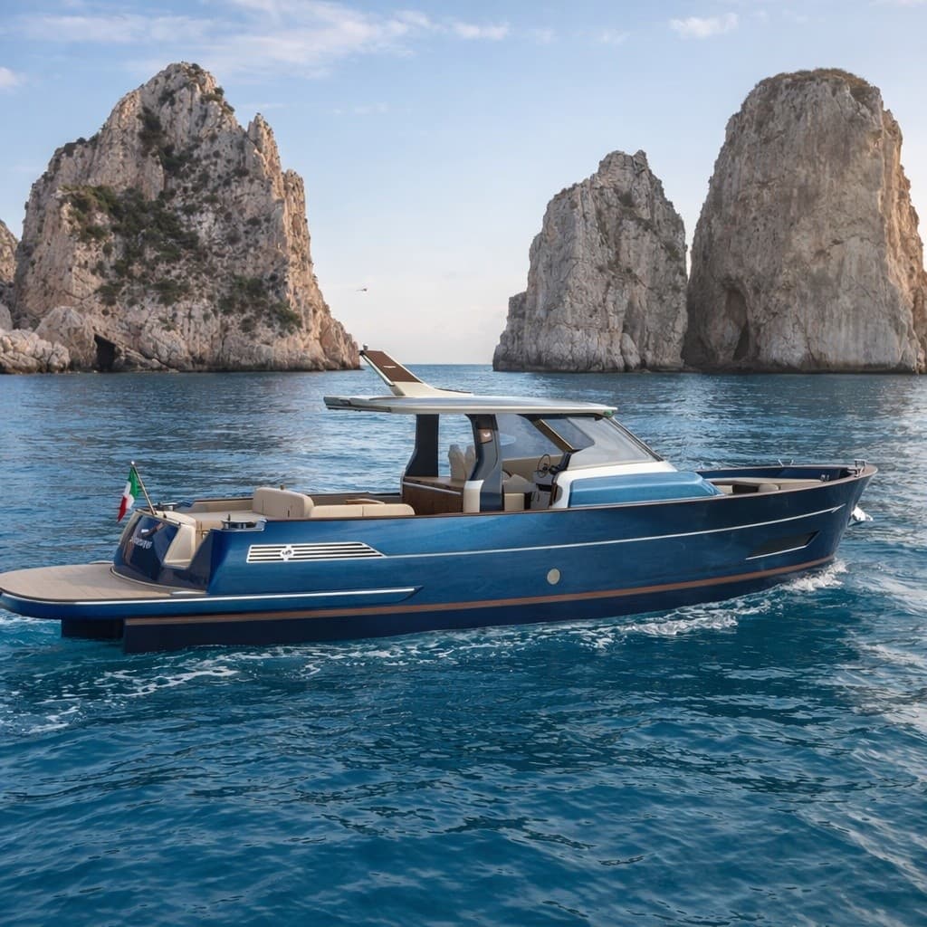 Capri Blue Escape: Private Capri Boat Charter from Castellammare di Stabia