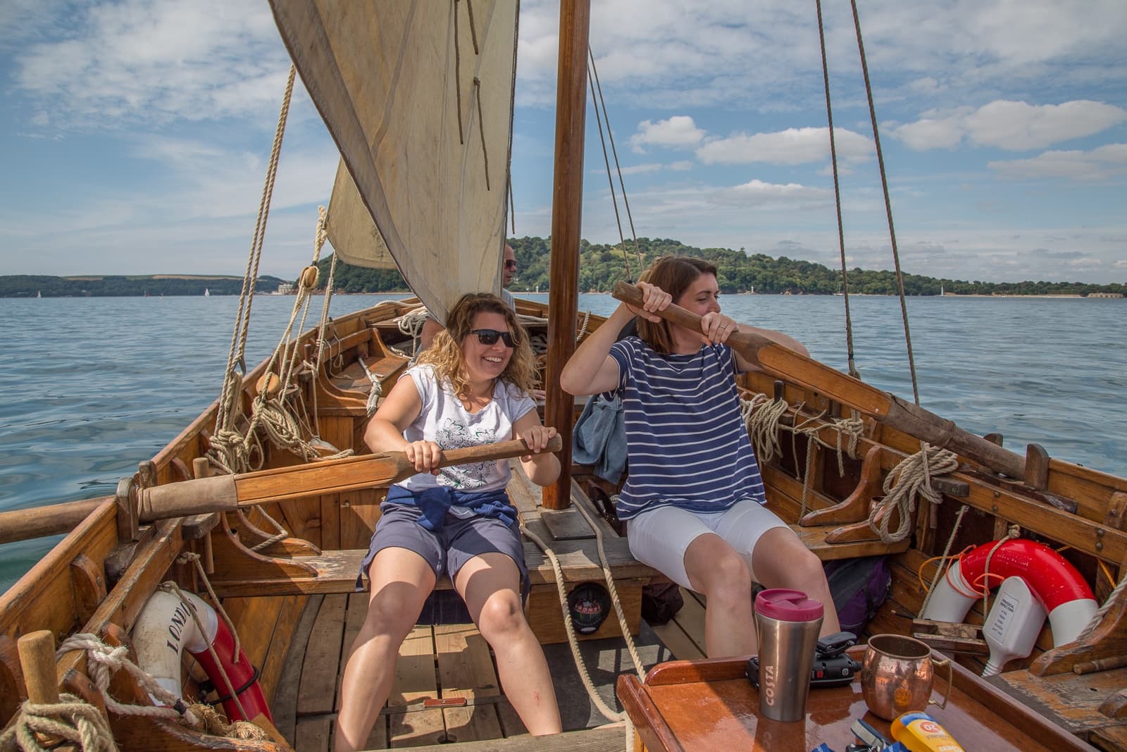 Sailing Plymouth Sound Aboard Bounty with Sport Environment