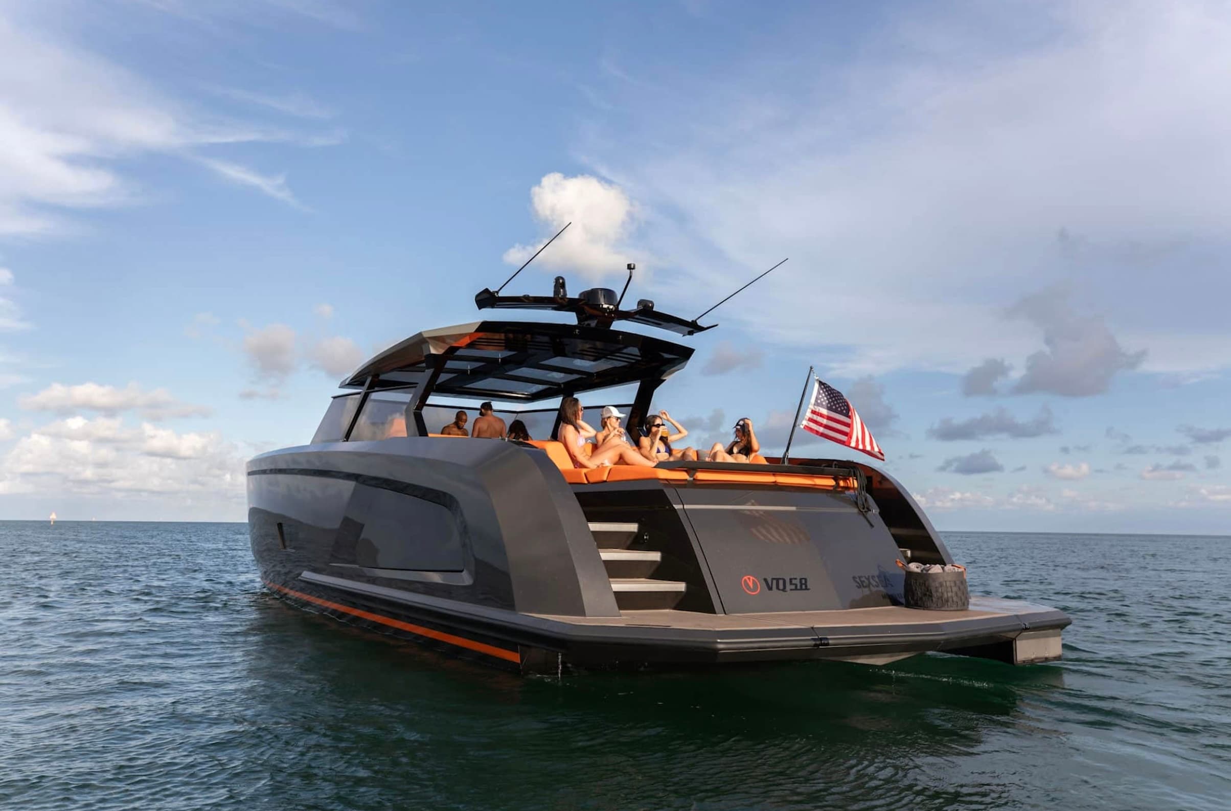 Yachting with Miami Boat Experts on the 58' Vanquish in Miami Beach
