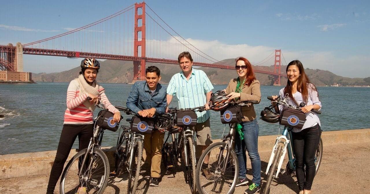 Outdoor Adventure with Bay City Bike: Alcatraz & Golden Gate Tour in San Francisco