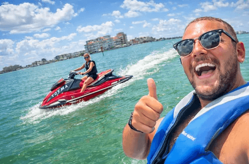 Jet Ski Thrill Ride at Clearwater Beach: 30 Minutes of Gulf-Speed from Pier 60