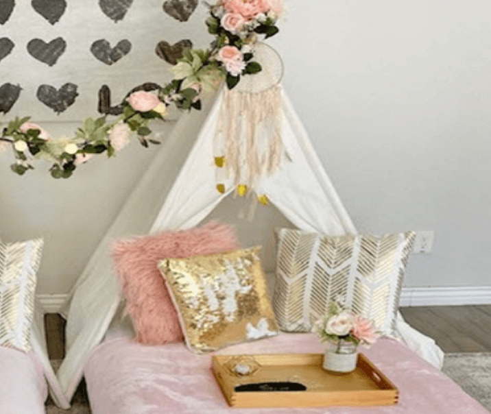 Boho Chic Teepee Sleepovers Scottsdale Stylish Mobile Slumber Experience