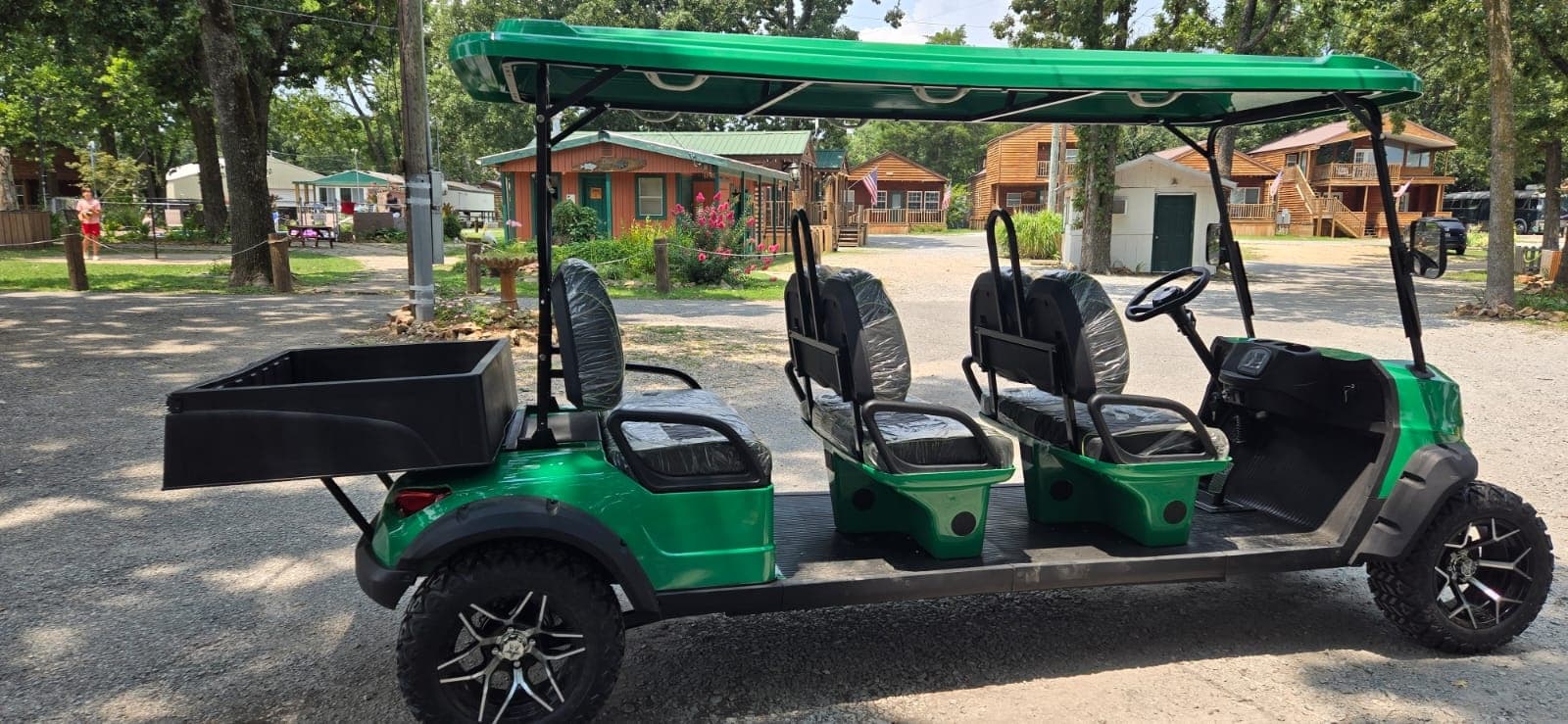 Land Adventures at Lee's Grand Lake Resort with Green Golf Cart Rental