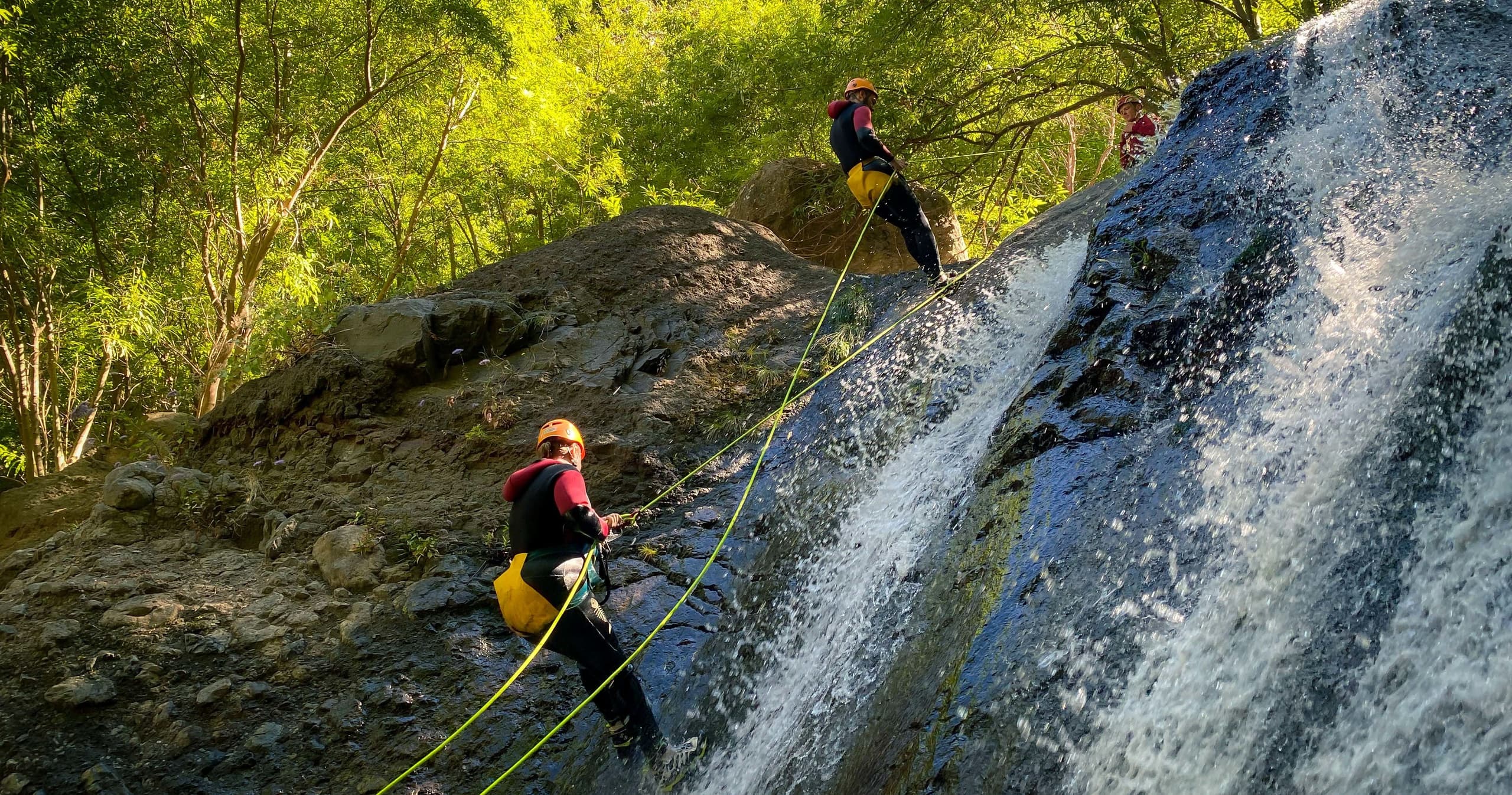 Canyoning in Ribeira do Cidrão with Madeira Adventure Kingdom