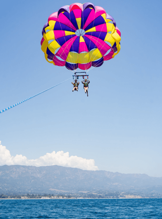 Thrilling Parasailing Over Santa Barbara Coastline
