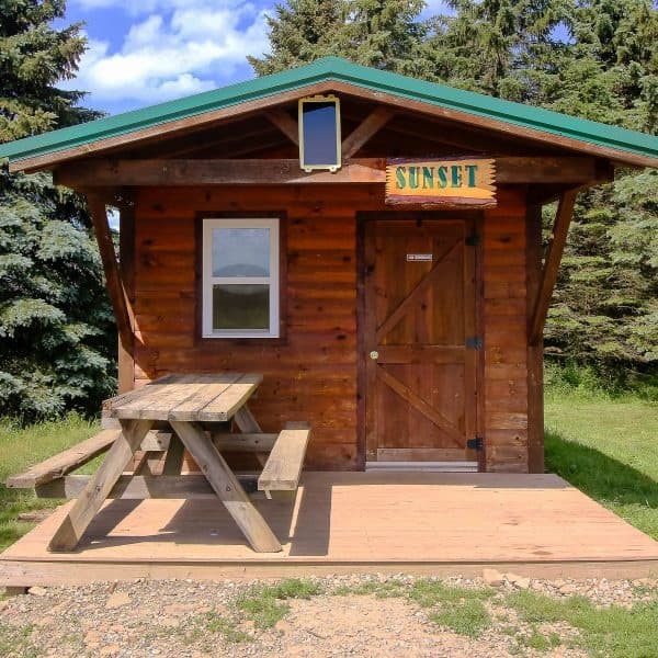 Sunset Cabin Trailside Non-Electric Retreat Near Andover NY