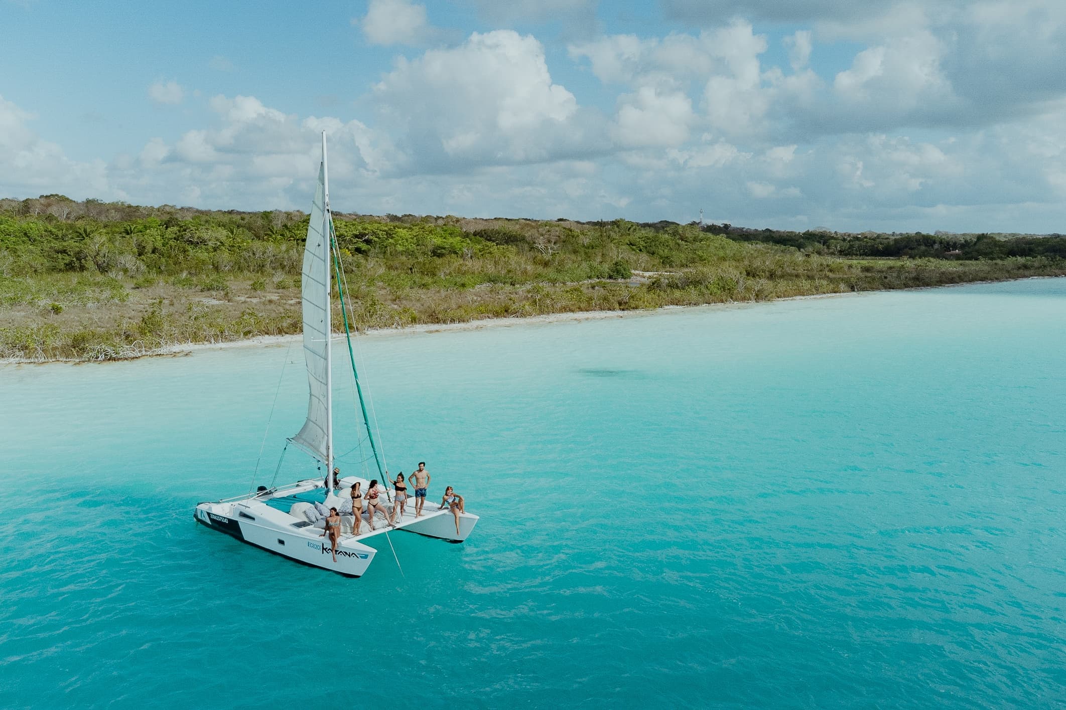 Sailing Tour on Bacalar Lagoon with Adventure Lab