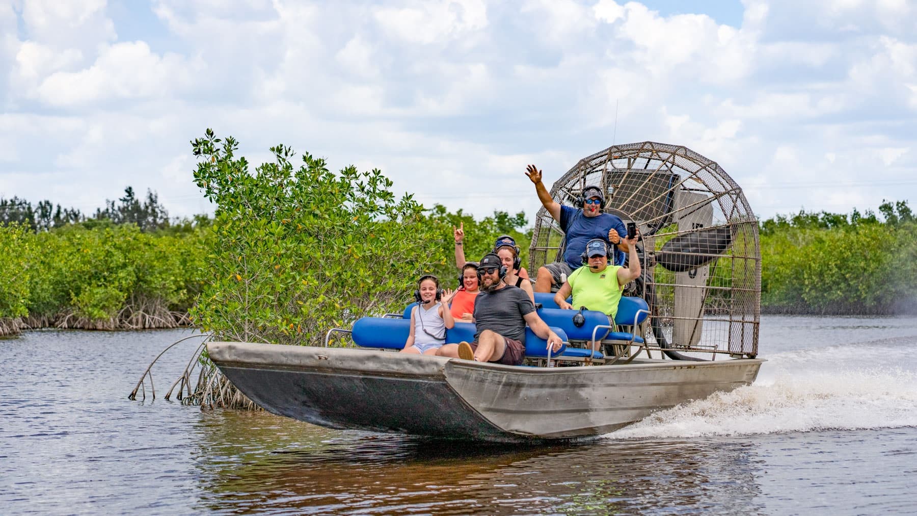 Jungle Erv's Airboat Tours team