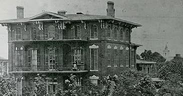 Victorian-era Galveston mansion exterior historic facade