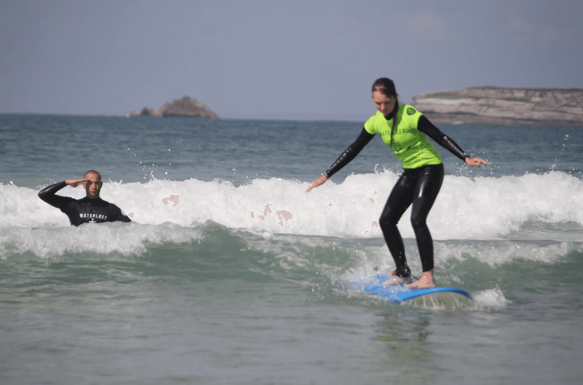 Peniche Surf Lessons with WATERLOST: Level 1 Surf Course