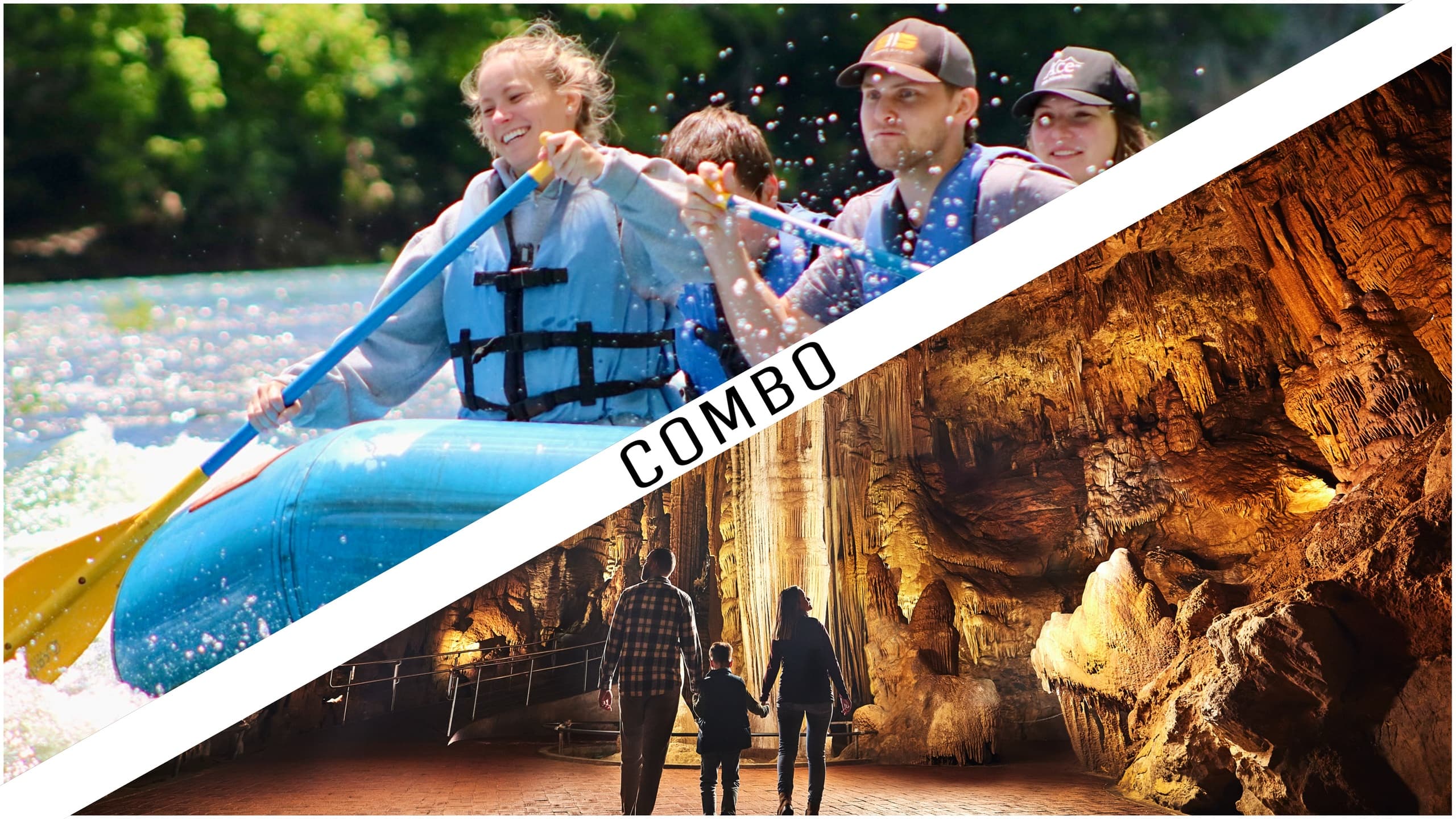Whitewater Rafting & Caverns Adventure at Shenandoah River