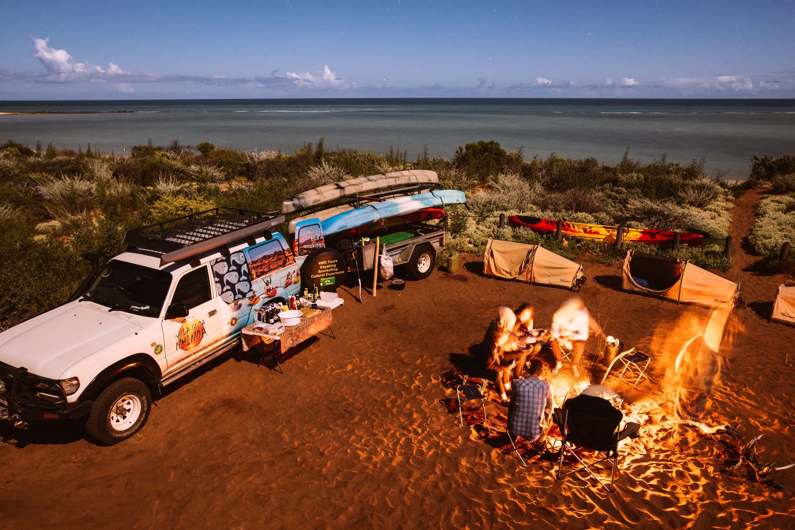 Overnight Camping with Wula Gura Nyinda in Shark Bay