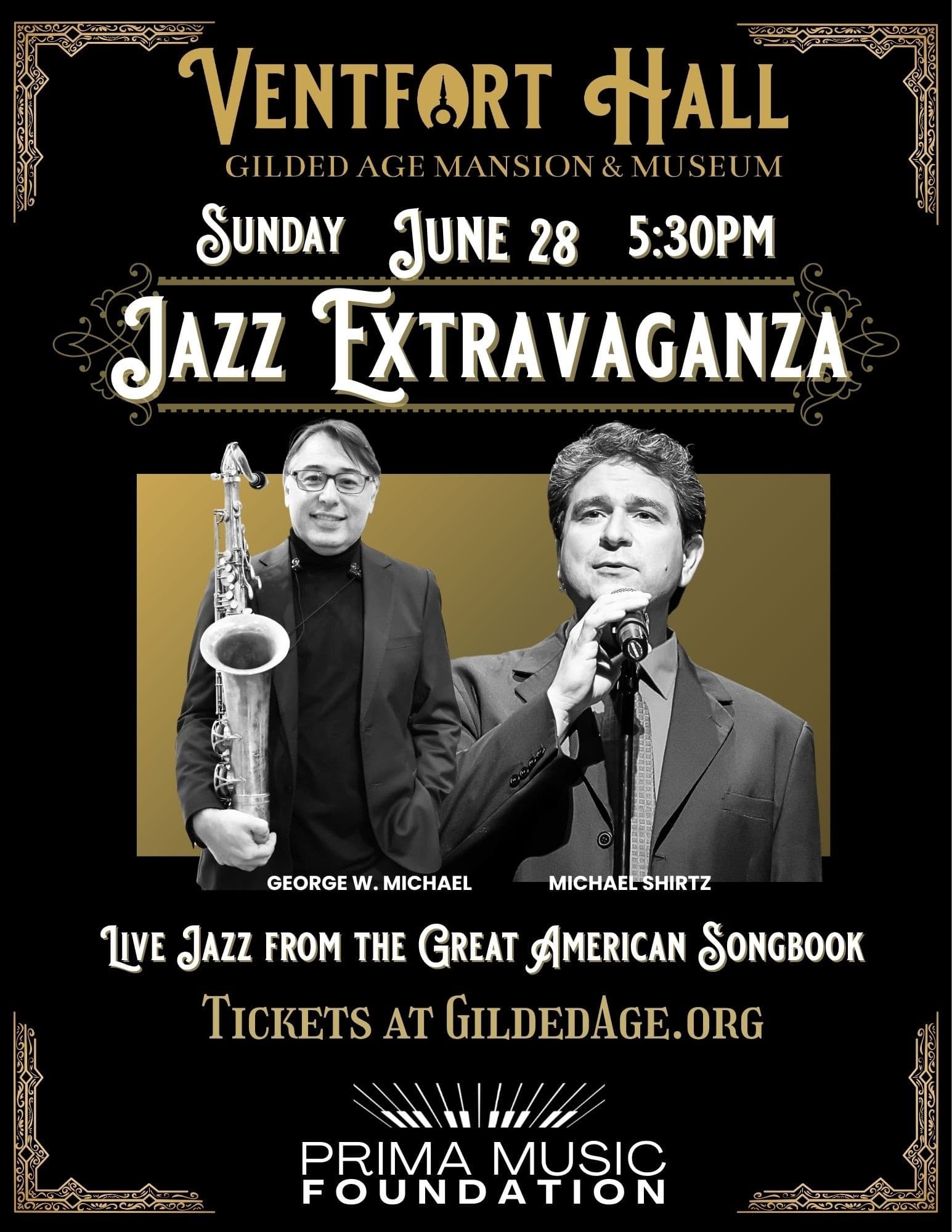 Jazz of the Gilded Age at Ventfort Hall: Live Great American Songbook in Lenox