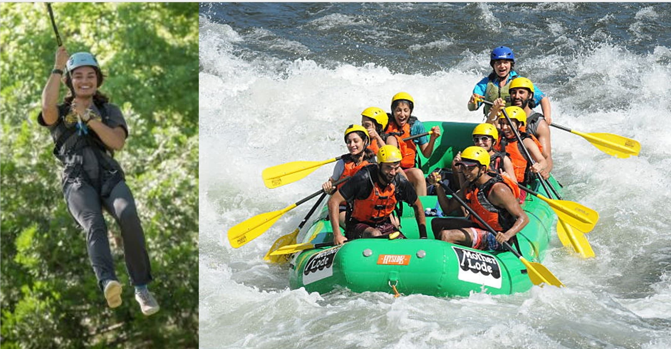 Zipline, Ropes & Rafting Adventure in Lotus, CA