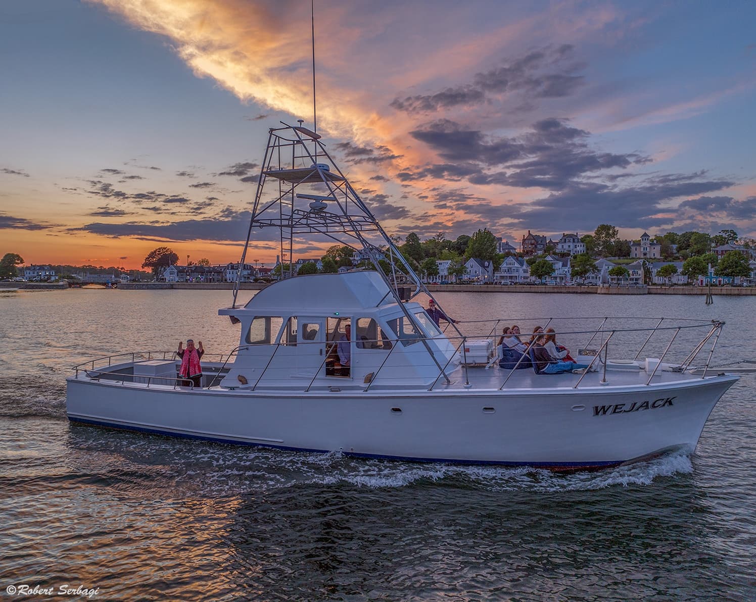Sunset Harbor Cruise with Cape Ann Cruises in Gloucester