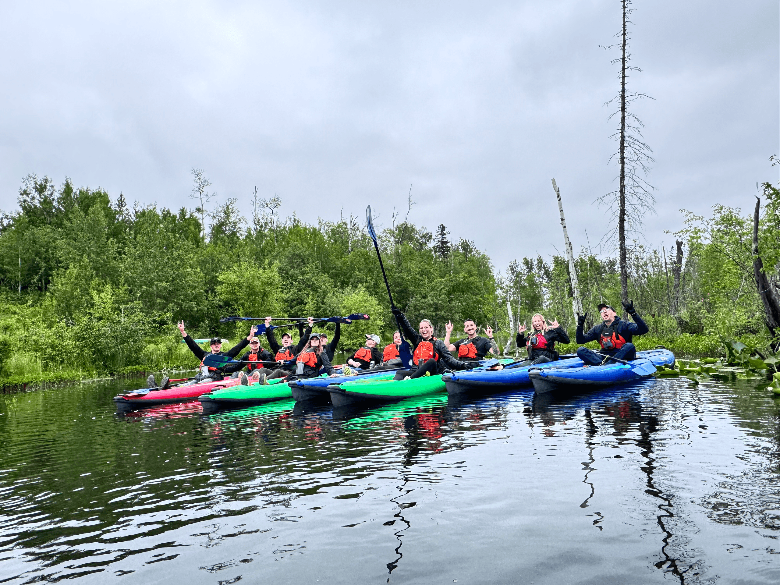 Jim Lake Paddling Adventure — Women-Only Kayak & SUP Outing near Palmer, Alaska