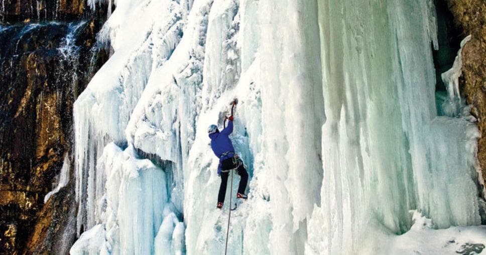 Ice Climbing with Front Range Climbing in Lake George, CO