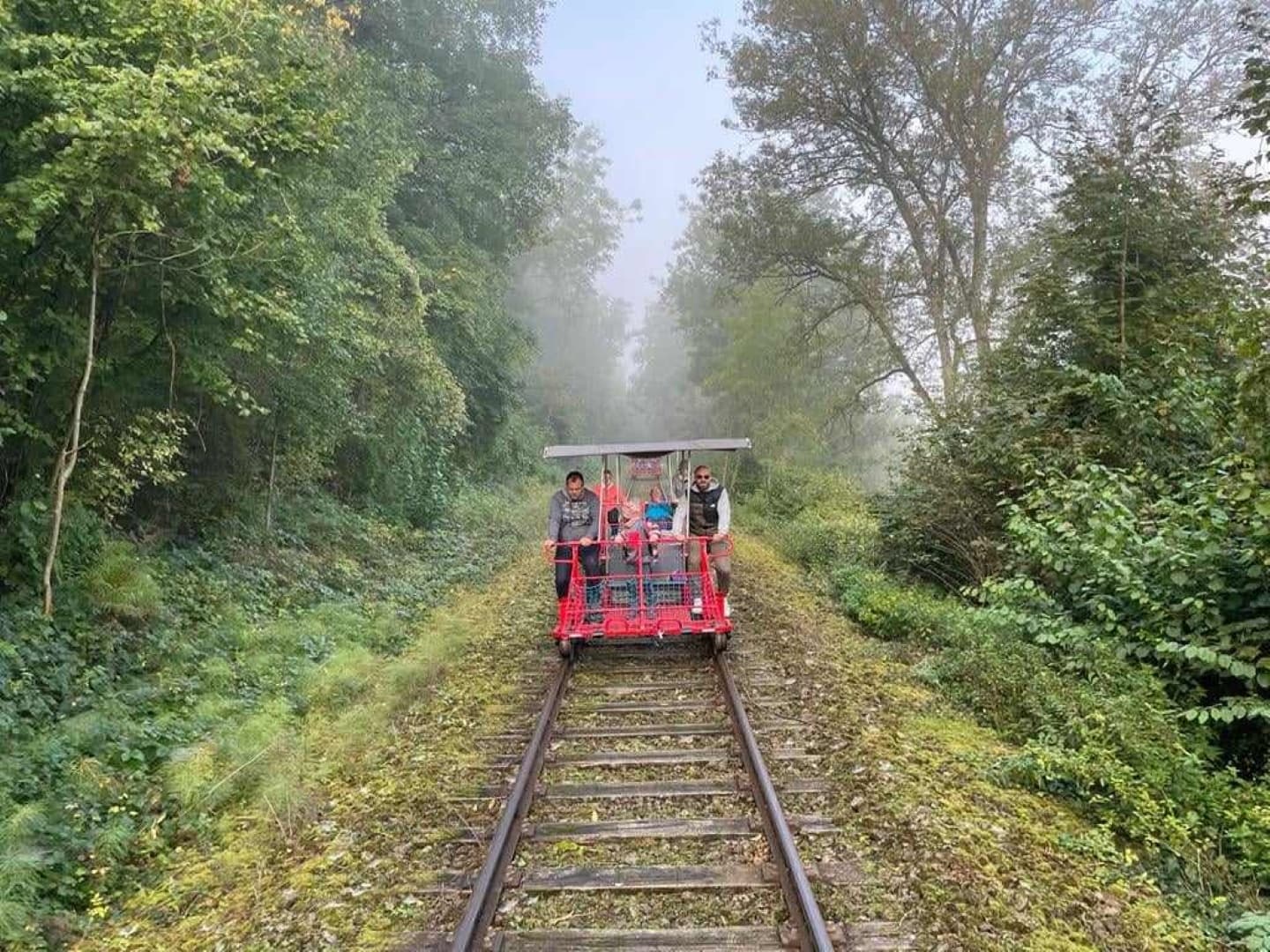 Rail-Bike Excursion at Fond-de-Gras: Draisines & Lamadelaine Mill