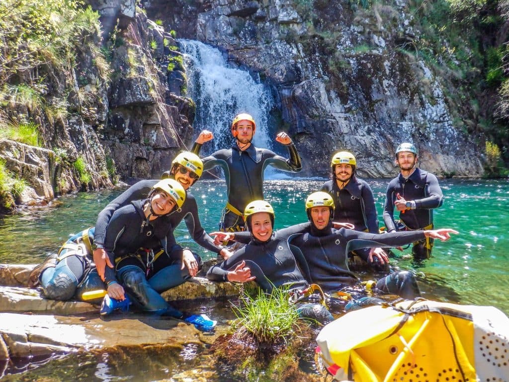 Water Adventures with Canyoning Rio Frades in Portugal