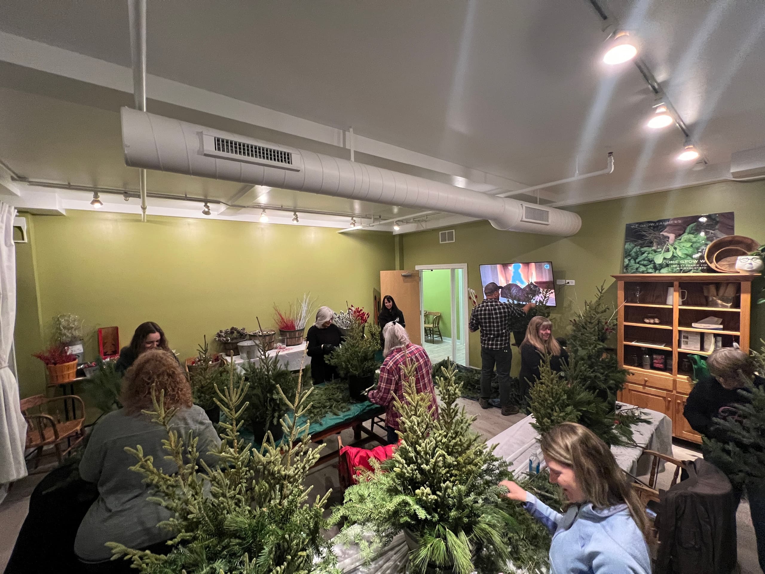 Hands-On Holiday Porch Pot Workshop at Grayslake Chapel Libertyville photo 1