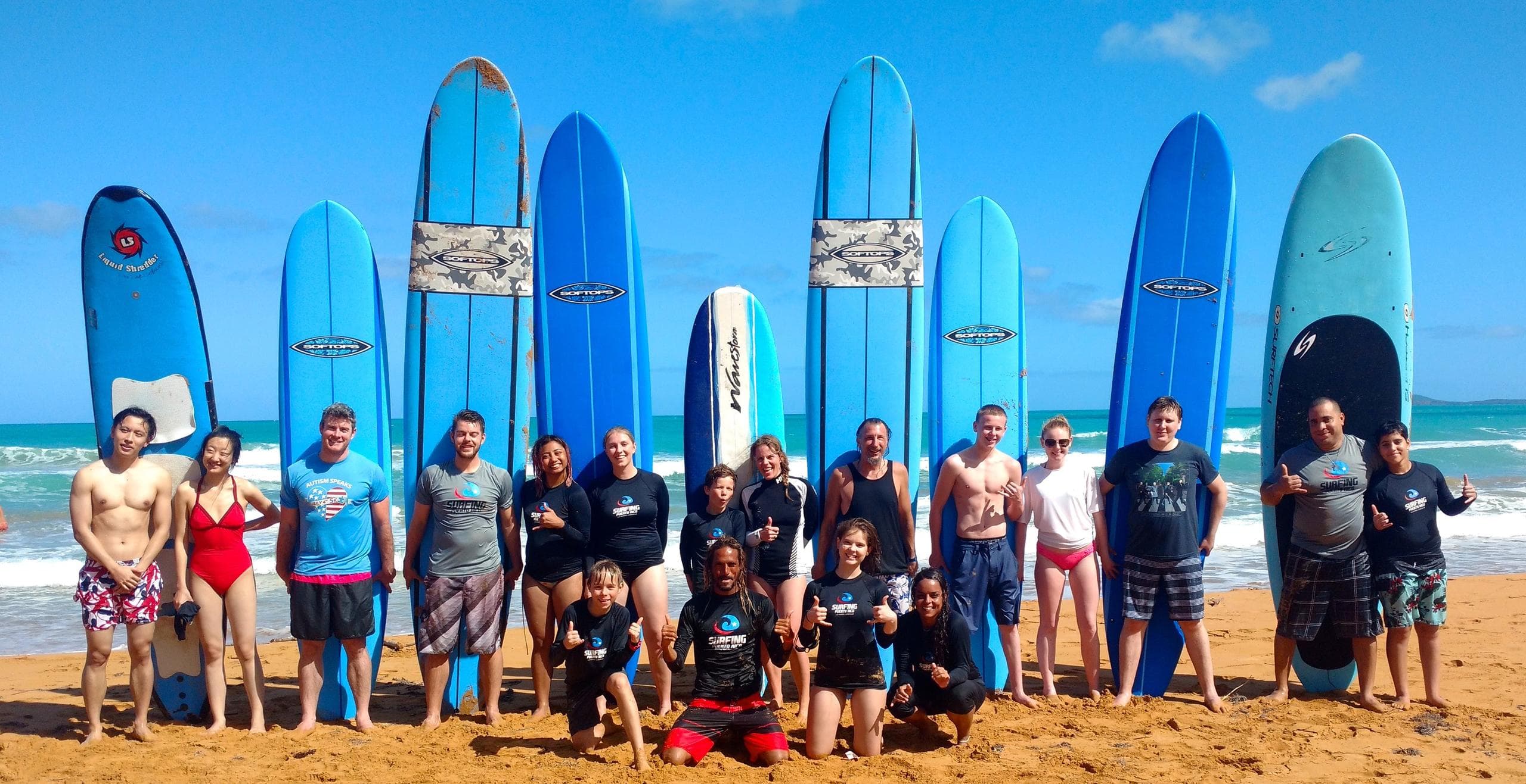 Surfing Puerto Rico fleet
