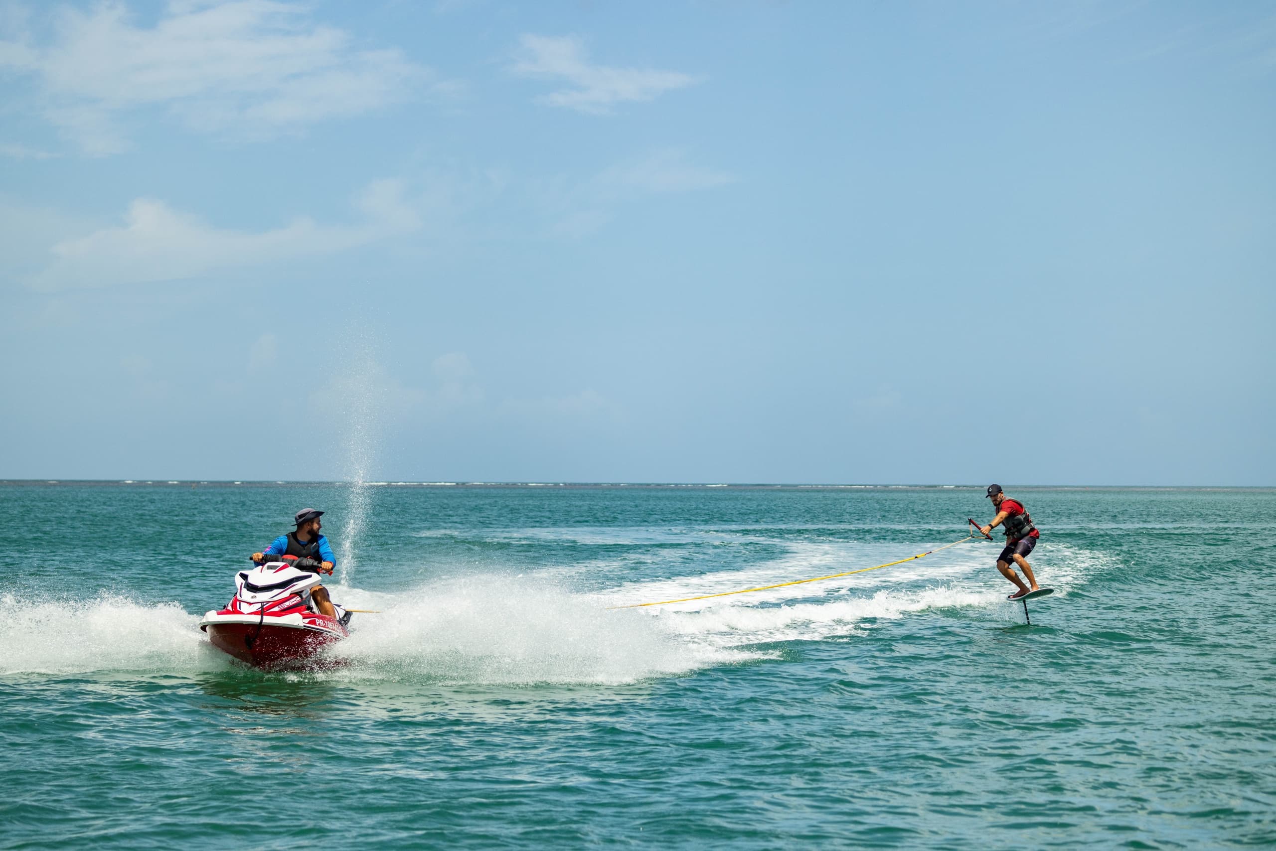 Tow in Foiling & Step Off Surfing in Loíza, Puerto Rico