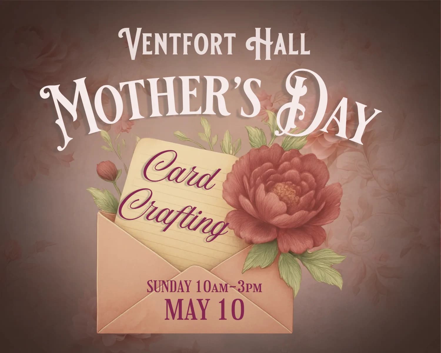 Mother's Day Card Making Craft Hour in Lenox: Handmade Gifts in a Gilded-Age Mansion