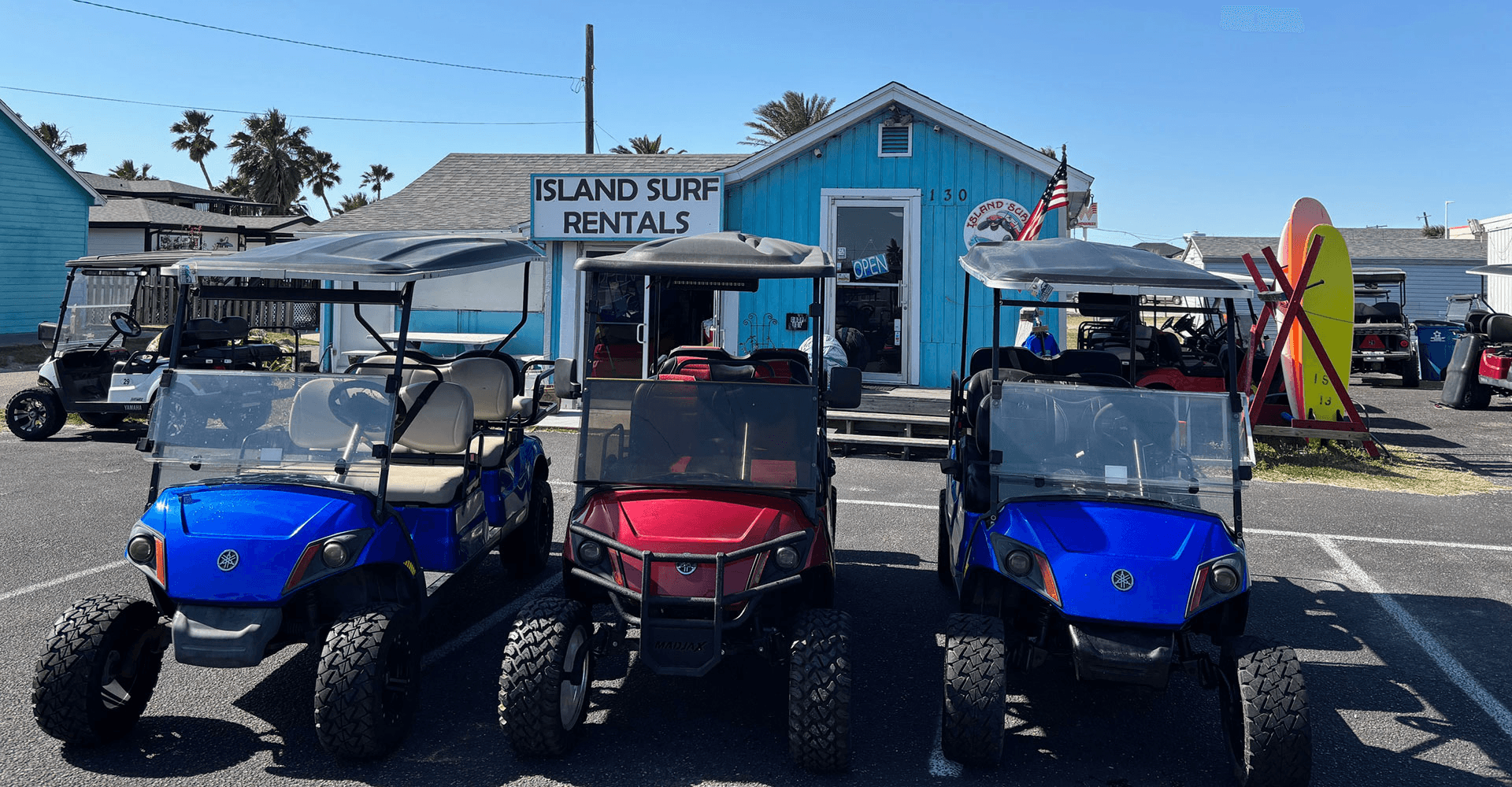 Island Surf Rentals fleet