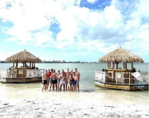 Water-Activities: Cruisin' Tikis Clearwater Sandbar Experience