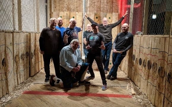 Axe Throwing Session in Lancaster, PA at Meduseld Meadery