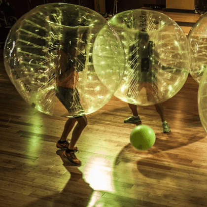 Indoor Bubble Football Fun at Amsterdam Bubble Football