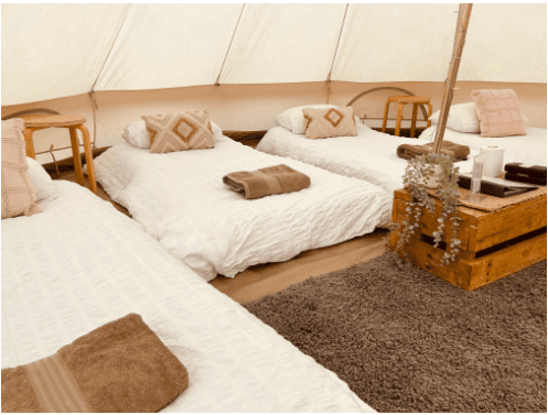 Luxury Camping Experience with GLAMPR Bell Tent in Nature