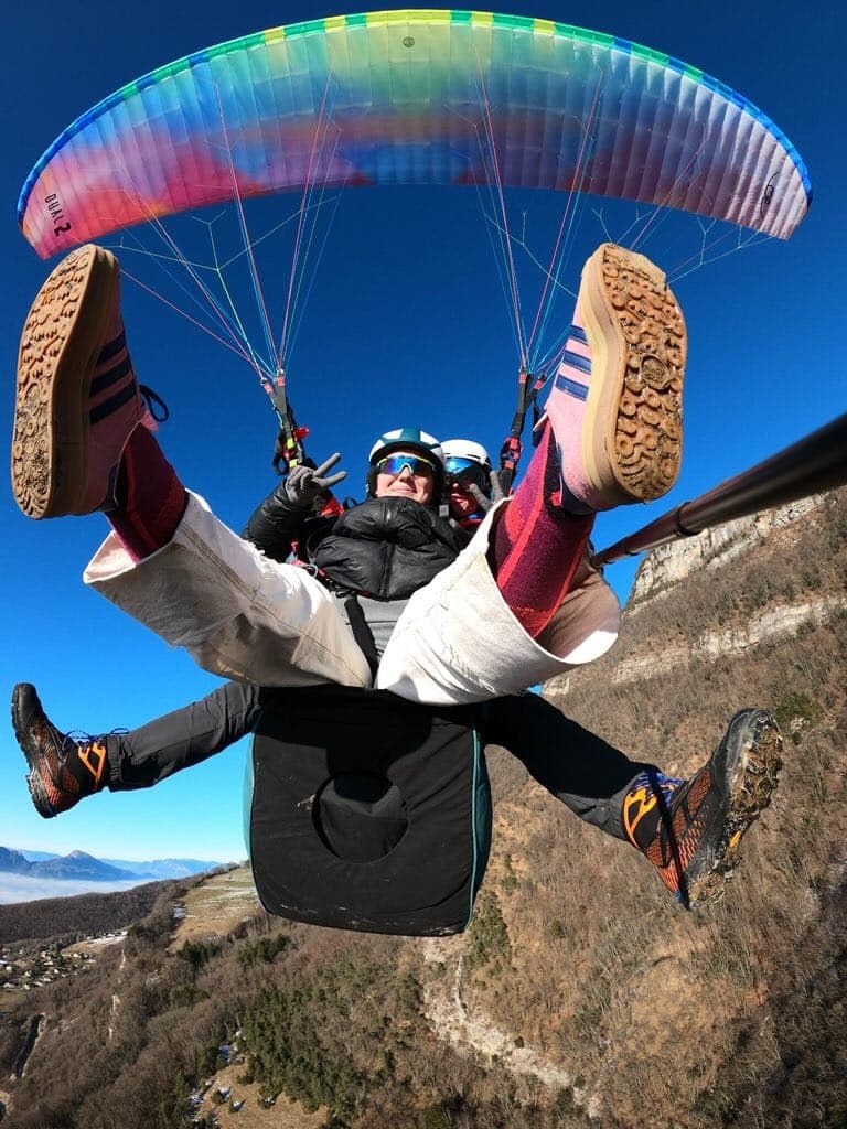 Paragliding with Plein Ciel Parapente in Aix-les-Bains